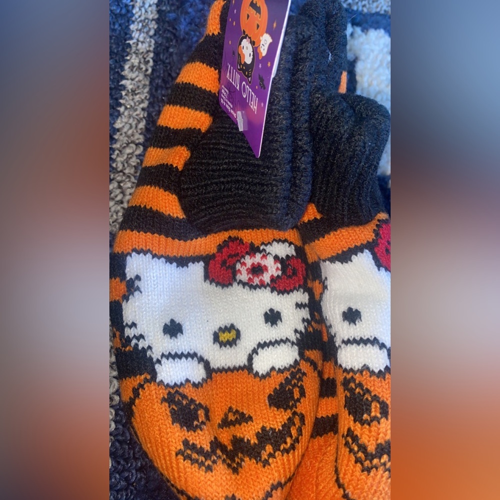 Hello Kitty Halloween slipper socks